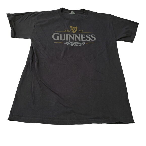 Delta Pro Weight Mens T-Shirt Black Size Medium Cotton Pullover Short Sleeve - Picture 1 of 12